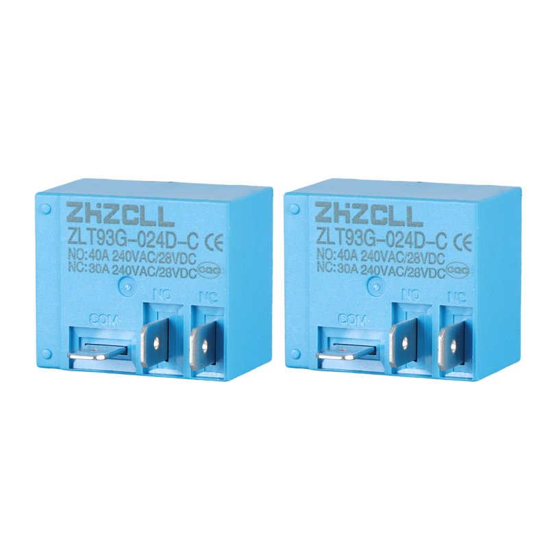 Zhenglin T93 Auto Relay High Quality DC24V Industrial PCB Relay 30A 40A 12V Power Relay 24VDC Coil Voltage Sealed Protective