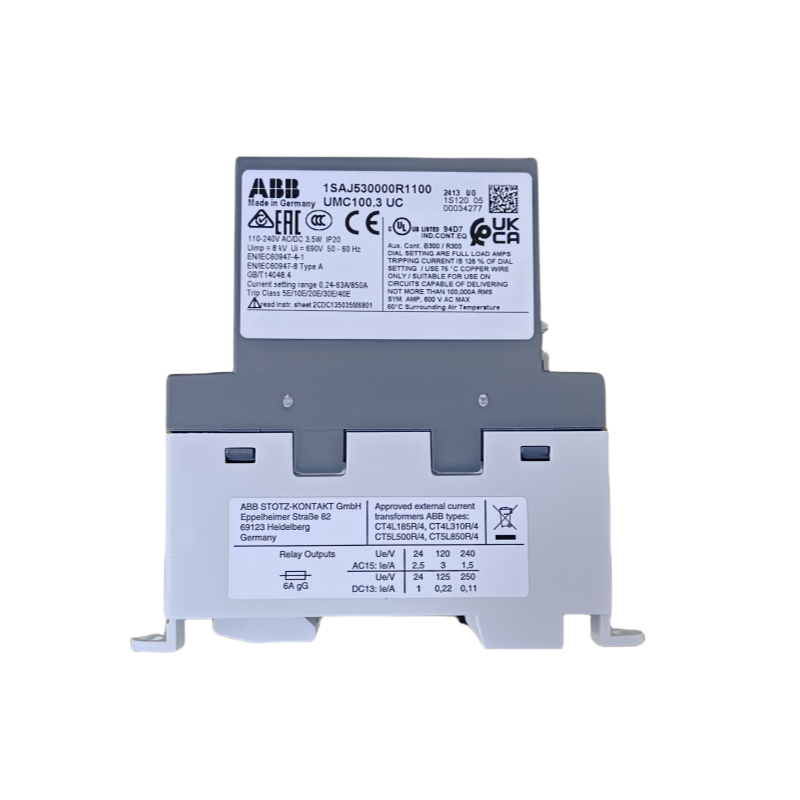 ABB Miniature SSR Relay UMC100.3 DC High Power Contact Load Sealed Switch Auto Protective Usage Model Number 1SAJ530000R0100 New