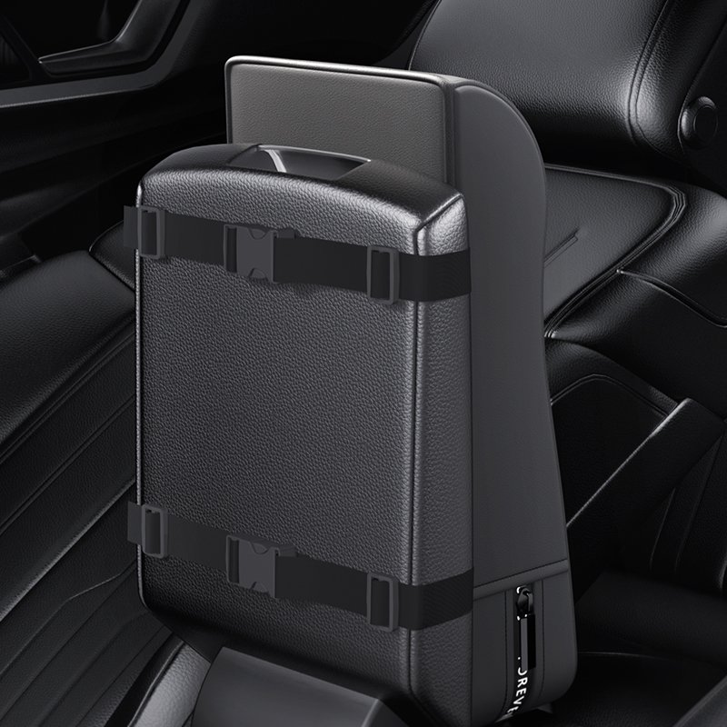 New Arrivals Automotive Universal Memory Foam Armrest Cushion Elbow Support PVC Car Armrest Box Booster Cushion
