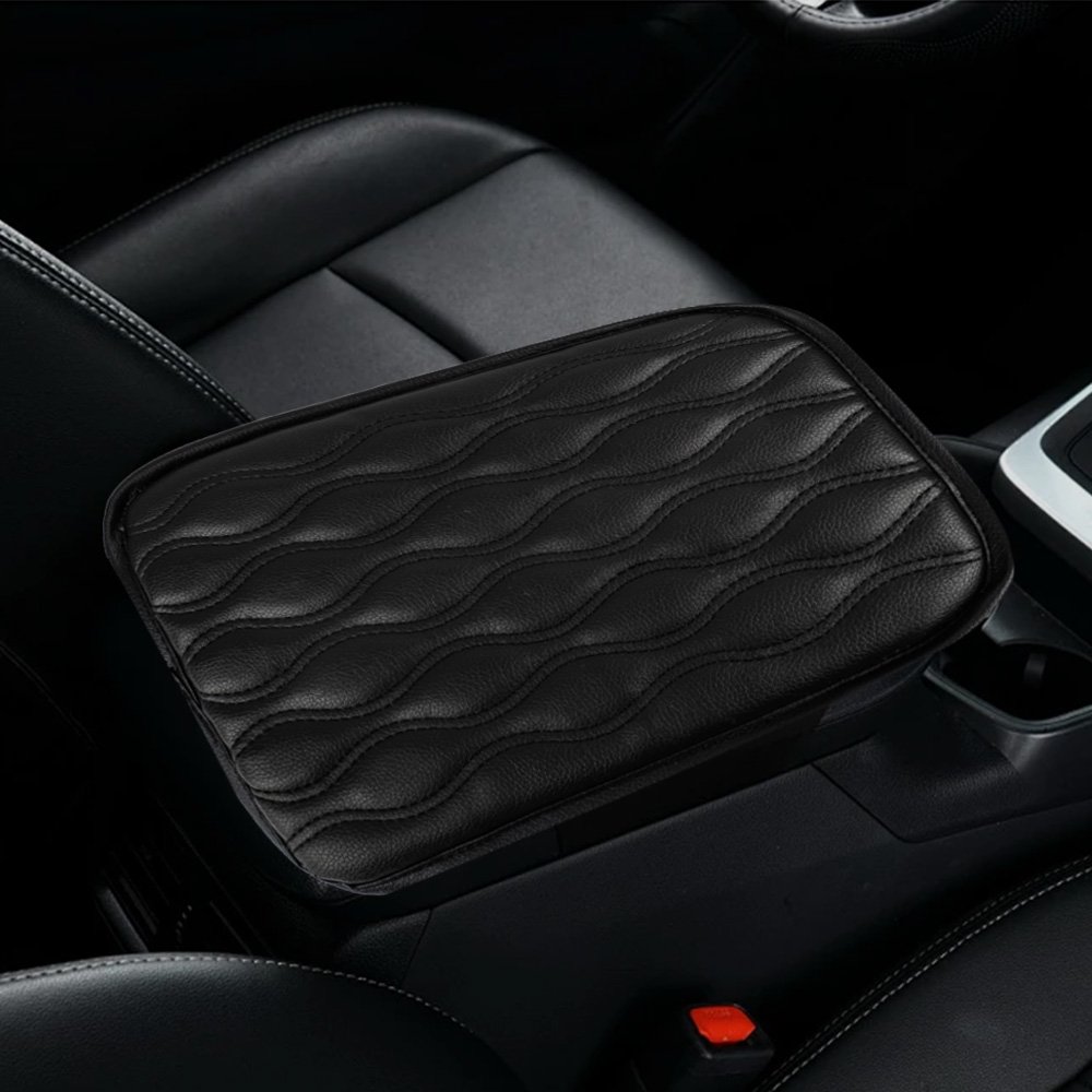 Universal Car Armrest Box Pad Center Armrest Box Protective Pad Memory Foam Handrail Protective Pad Interior Accessories