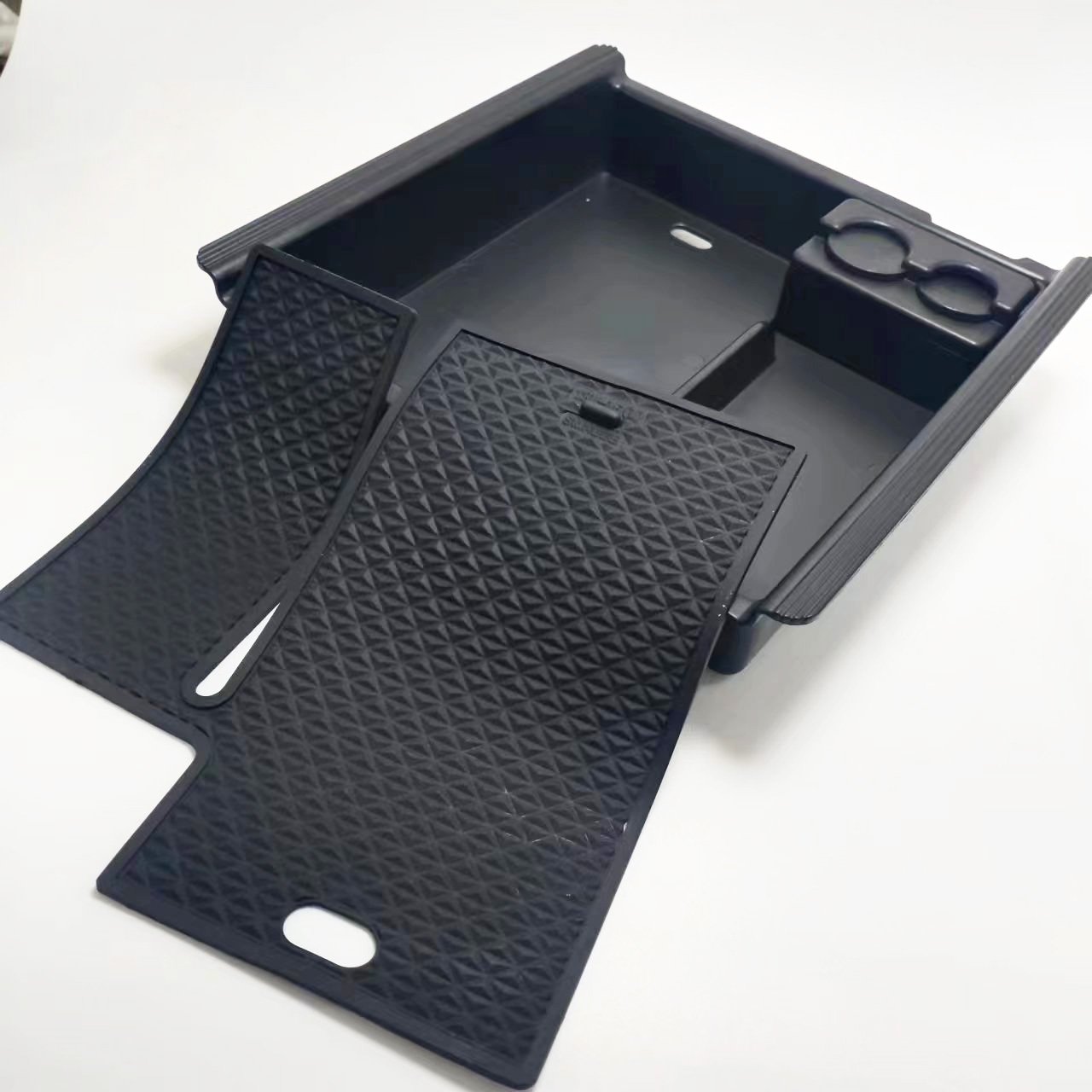 Center Console Accessory Car Organizer for Tacoma 2016 2017 2018 2019 2020 2021 2022 2023 ABS Material Armrest Box Insert Tray