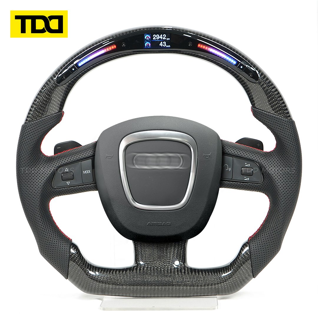 Customized Making LED Steering Wheel For Audi A4 A5 S4 S5 S6 S8 B7 B8 2004-2012