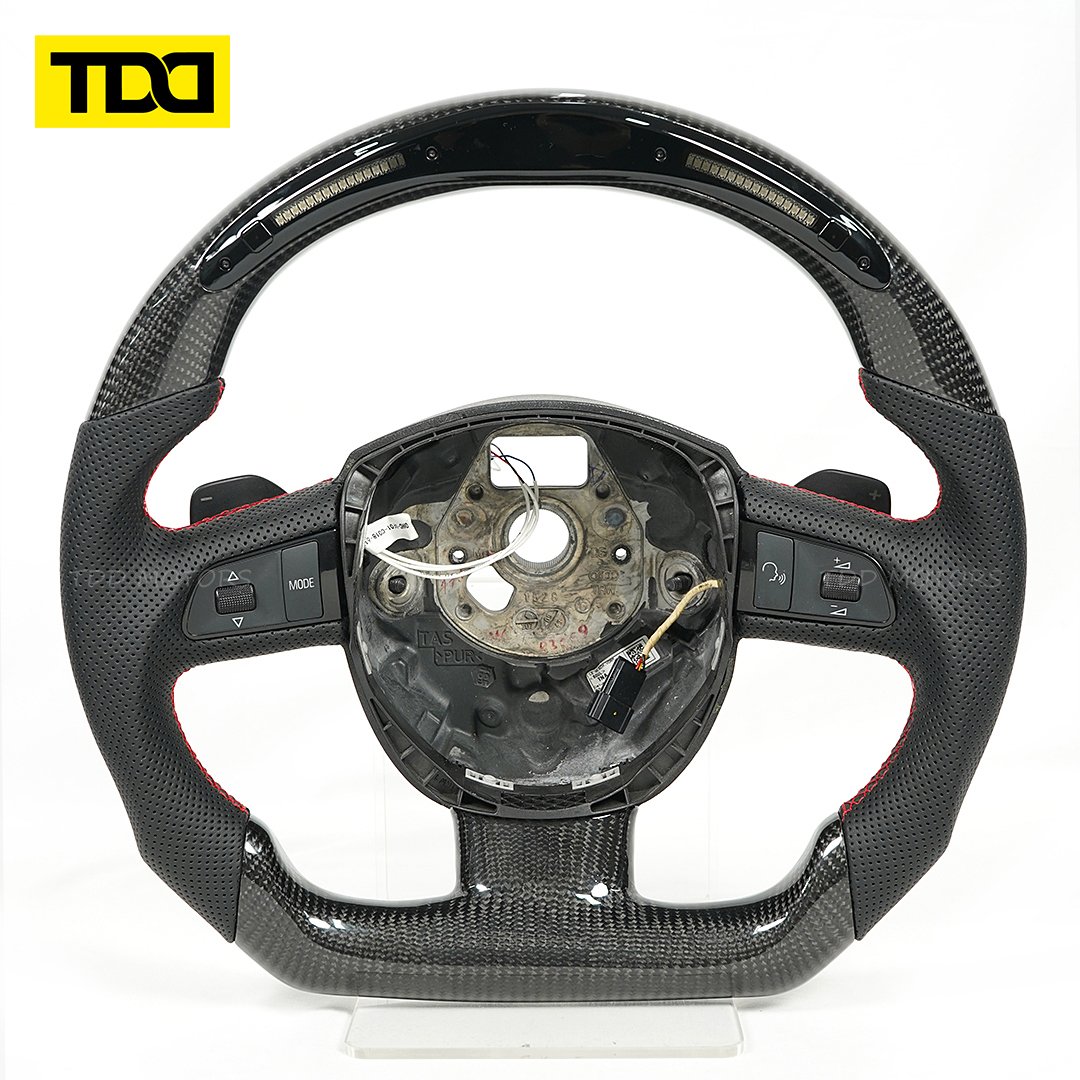 Customized Making LED Steering Wheel For Audi A4 A5 S4 S5 S6 S8 B7 B8 2004-2012