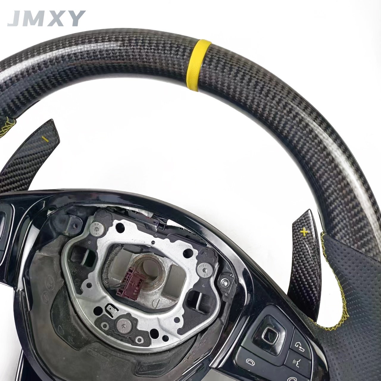 Suitable for Mercedes-Benz W204 W205 W212 W215 customized car interior carbon fiber steering wheel