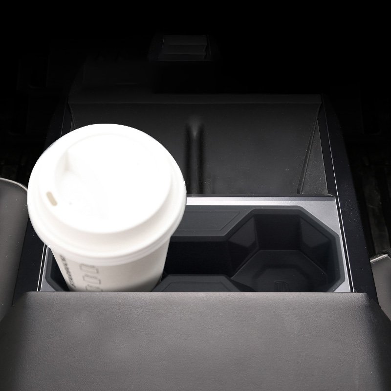 Center Console Cup Holder Insert Center Console Interior Accessories for tesla Cybertruck 2024 Water Cup Holder
