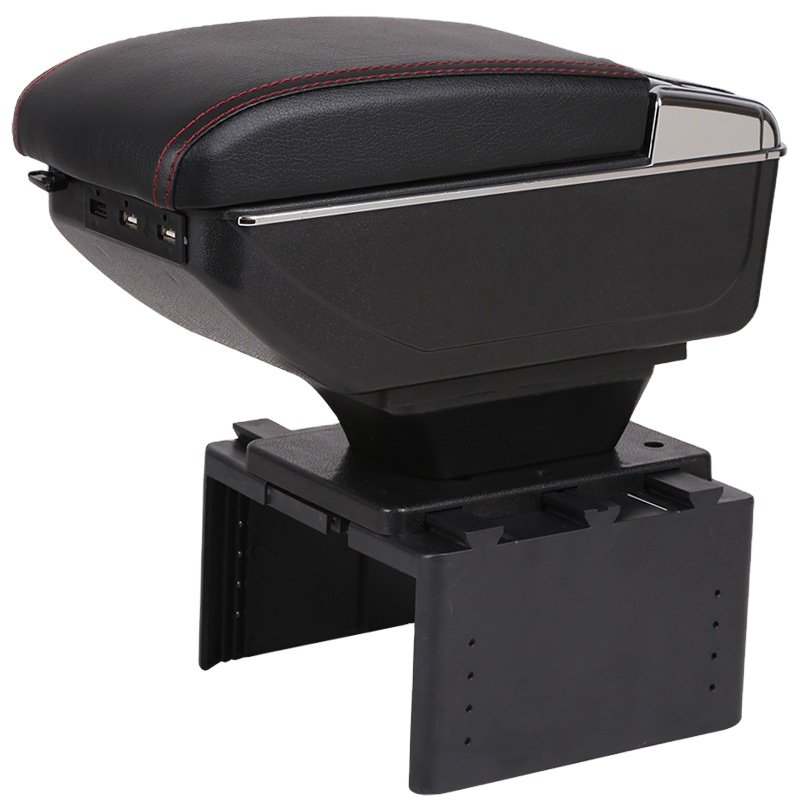 Universal Rotatable Top Car Center Armrest Arm Rest Console Storage Box Case New