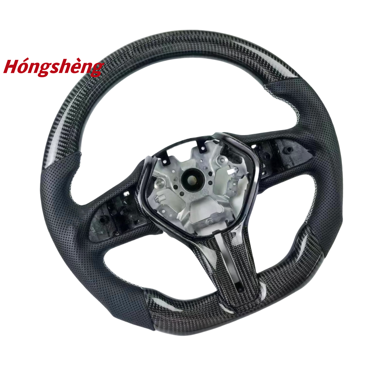 2017-2024 Infiniti Q50 Q60 car carbon fiber sports steering wheel flat design