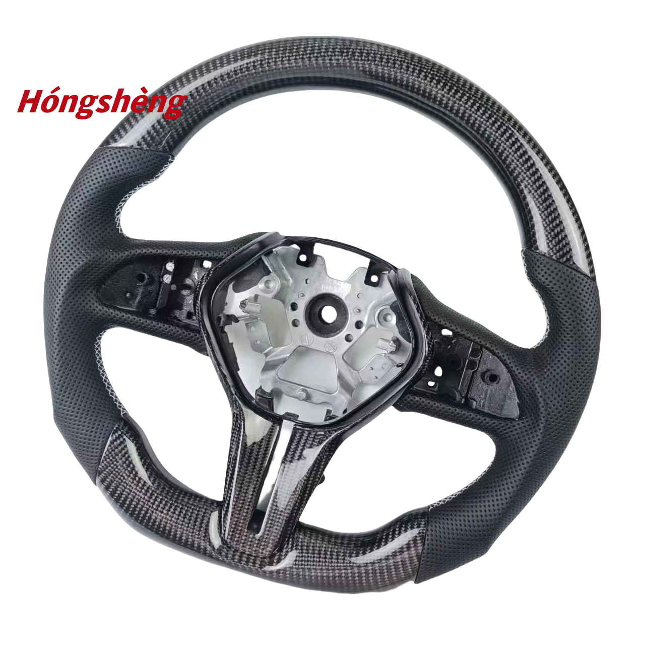 2017-2024 Infiniti Q50 Q60 car carbon fiber sports steering wheel flat design