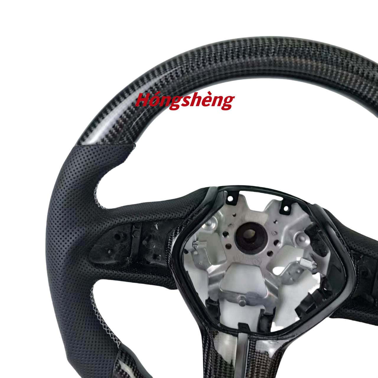 2017-2024 Infiniti Q50 Q60 car carbon fiber sports steering wheel flat design