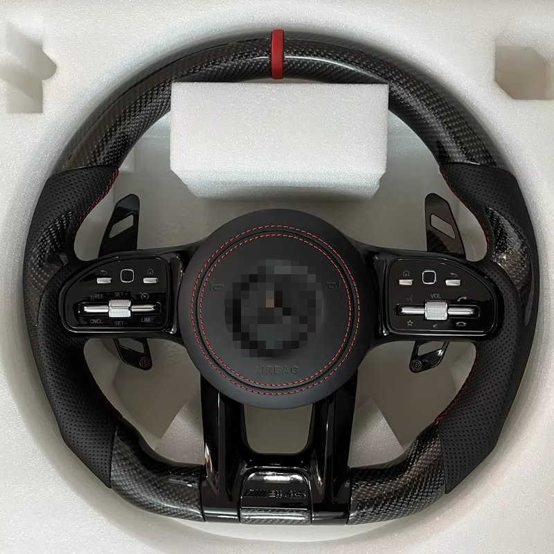 Car Accessories Carbon Fiber Car Steering Wheel for Mercedes-Benz AECSG Class CLS GT