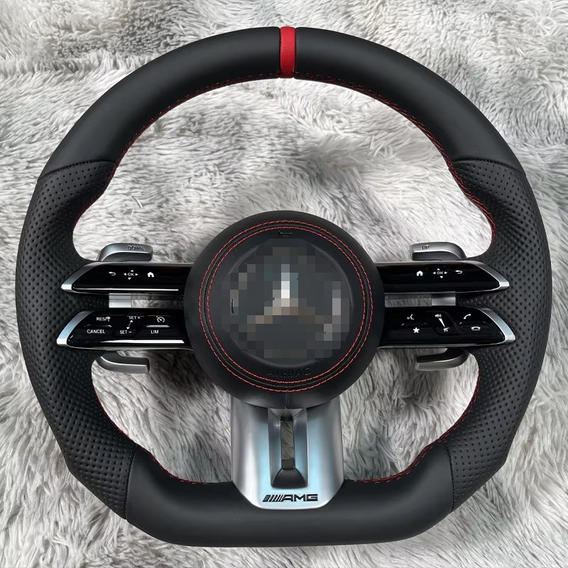 Car Accessories Carbon Fiber Car Steering Wheel for Mercedes-Benz AECSG Class CLS GT