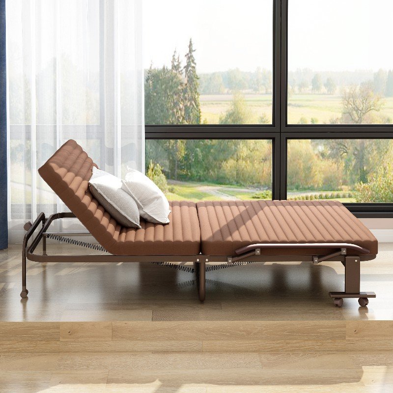 Nap Sofa Folding Bed Belt Mattress Living Room Furniture Metal Factory Wholesale High Quality Multifunctional Office Fabric