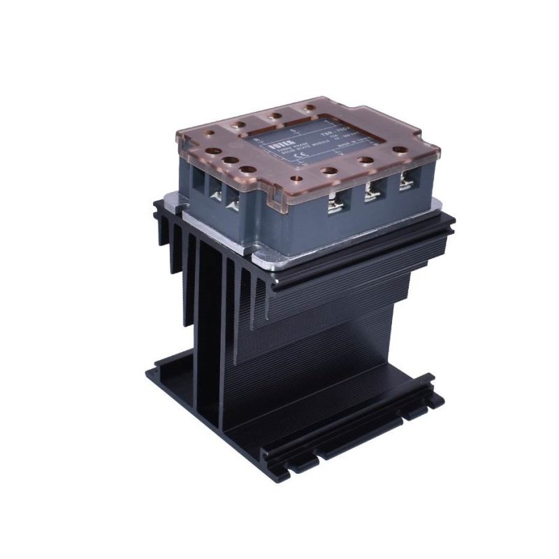 Fotek TSR-75DA-H High Voltage Three-Phase Solid-State Relay Module 25A/40A/50A/75A-H DC Control SSR Auto Protective Use Sealed