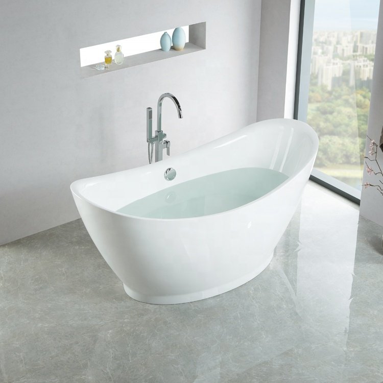 Hot Selling Natural FreeStanding Bathroom Tubs Spa Bathtub for Hotel Customized Polish Style