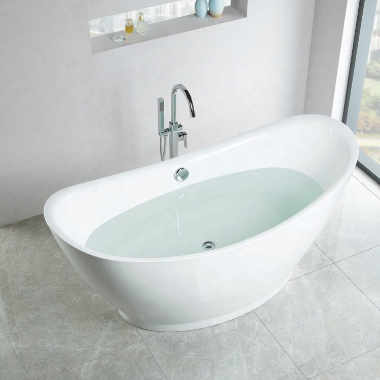 Hot Selling Natural FreeStanding Bathroom Tubs Spa Bathtub for Hotel Customized Polish Style