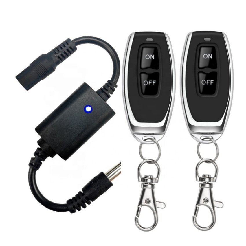 12v Mini Relay Wireless Switch Remote Control Switch DC 3.7V 4.5V 6V 9V 12v Power Supply for Car LED Light bar Atmosphere Light