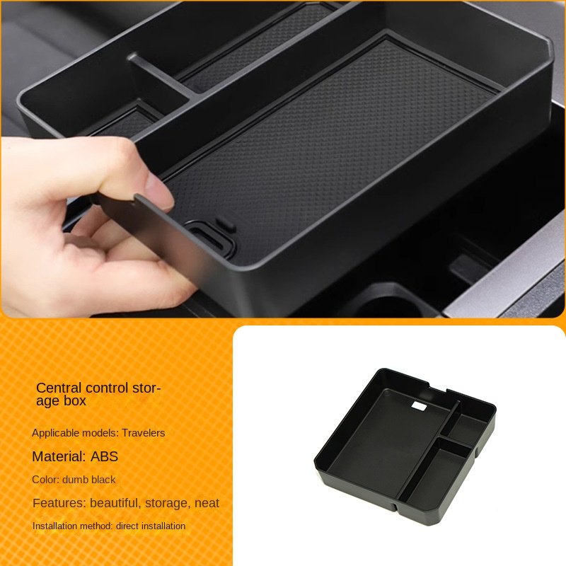 Jetour T2 Traveler Special Front Car Accessories Central Control Storage Armrest Box with Cup Holder Function Modified Parts