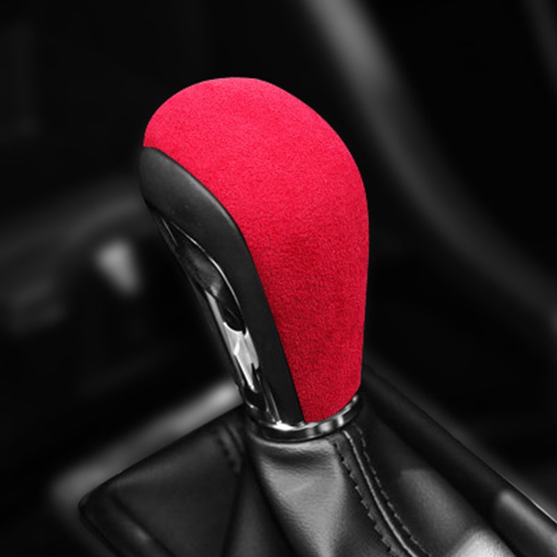 Ushilife Alcantara Car Gear Shifting Knob Handle Cover for Mazda Axela 2020-2022 CX-30 2020-2022 Car Accessory