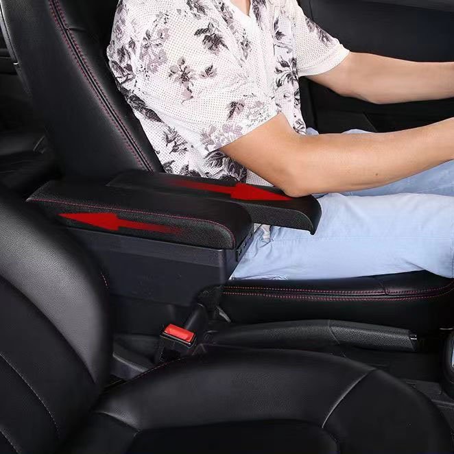 Multifunctional Car Center Armrest Central Armrest Storage Box Luxury Car Armrest Box for Ford Fiesta Fusion