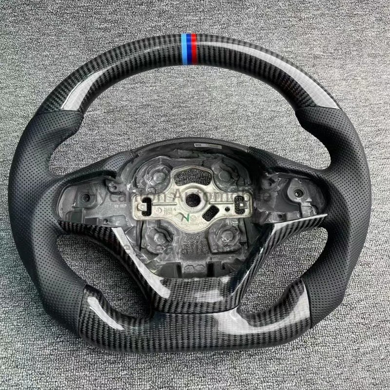 Factory Direct Sales carbon fiber Leather Steering Wheel m performance For BMW 3 Series car Steering Wheel