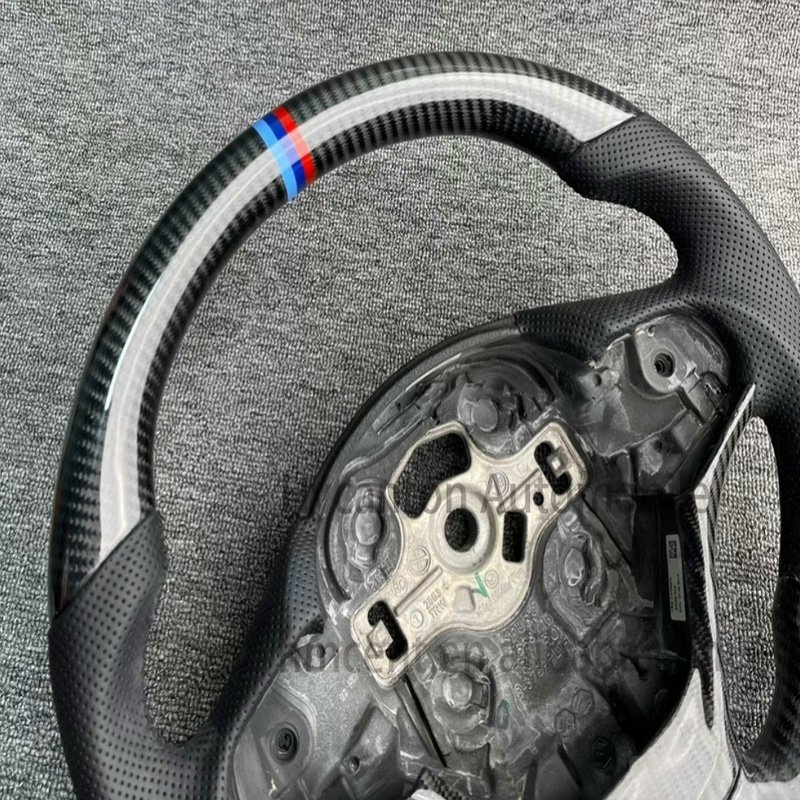 Factory Direct Sales carbon fiber Leather Steering Wheel m performance For BMW 3 Series car Steering Wheel