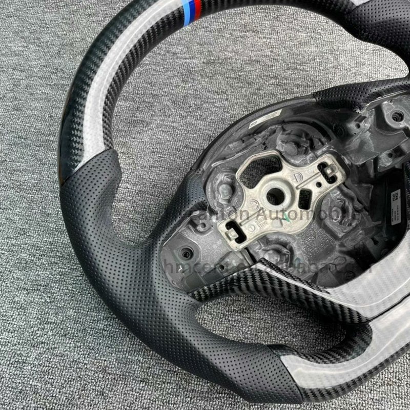 Factory Direct Sales carbon fiber Leather Steering Wheel m performance For BMW 3 Series car Steering Wheel