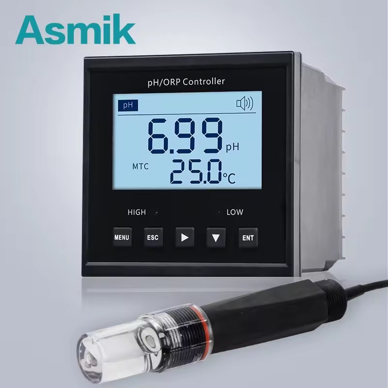 Factory High Precision ph Orp Sensor Online Aquarium ph Meter Hydroponics ph Ec Digital Controller