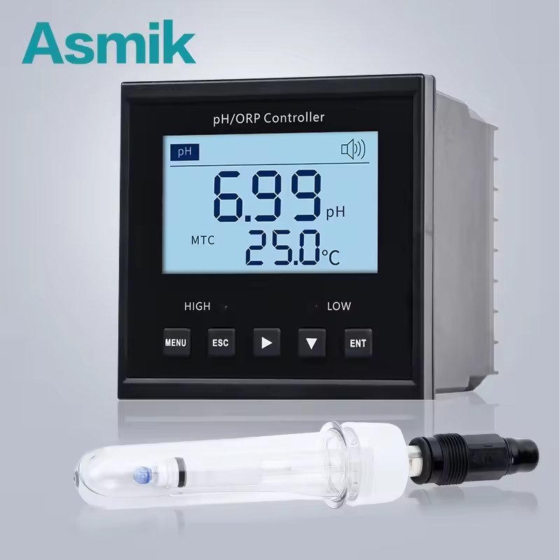 Factory High Precision ph Orp Sensor Online Aquarium ph Meter Hydroponics ph Ec Digital Controller