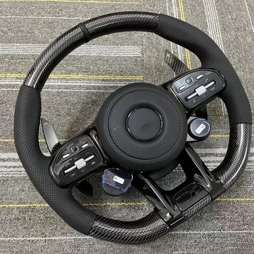 For Mercedes-benz AMG Performance W167 W177 W190 W213 W217 W222 Custom Carbon Fiber Car Steering Wheel
