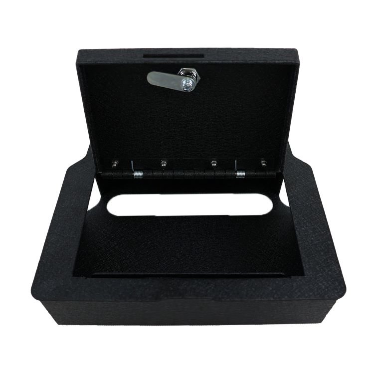 TuoJue Front Under Seat Storage Box Secure Automobile Security Safe for 2020-2024 Dodge RAM 1500/2500/3500 Vehicles