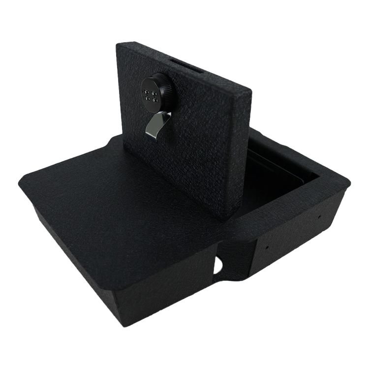 TuoJue Front Under Seat Storage Box Secure Automobile Security Safe for 2020-2024 Dodge RAM 1500/2500/3500 Vehicles