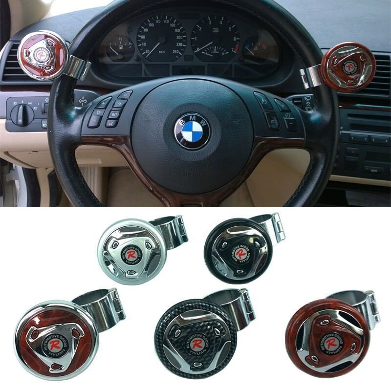 Steering Wheel Booster Ball Knob Universal Wheel Car Booster Iron Clip Steering Power Handle Auto Parts Suitable for Cars
