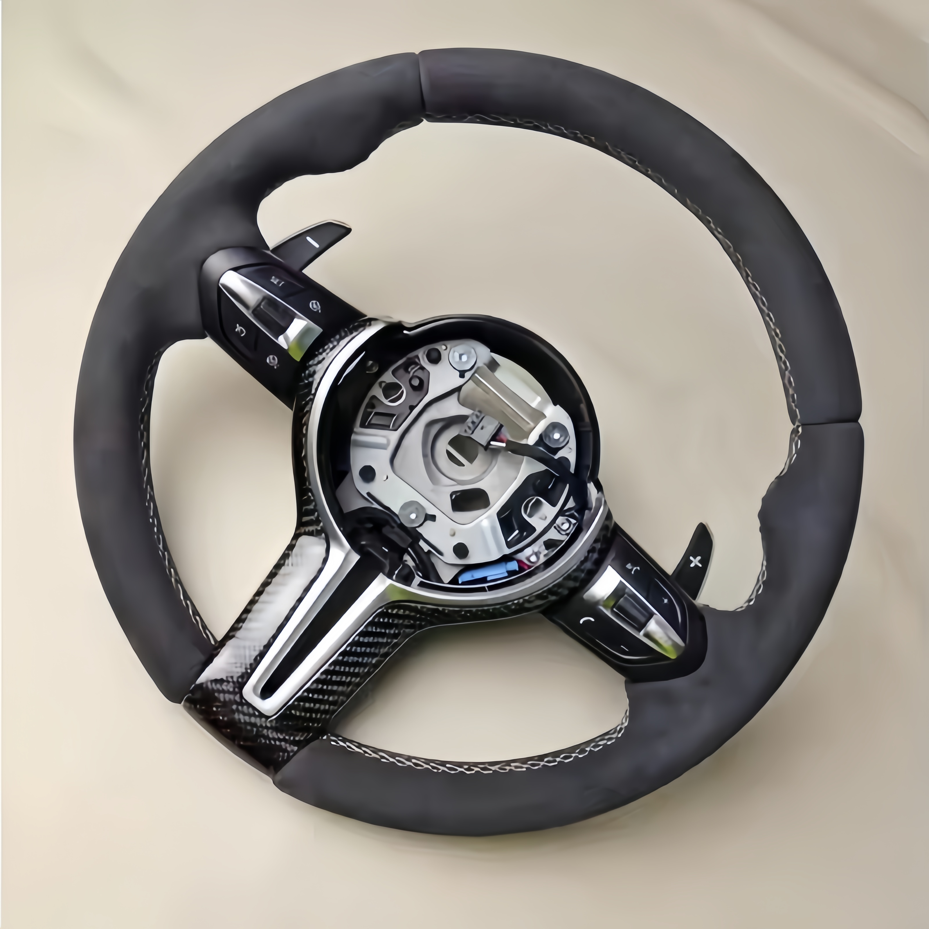 Alcantara Steering Wheel M Performance Steering Wheel Fit for BMW F30 F32 F10 F20 F07 F01 E46 E60 E90 M3 M4 M5