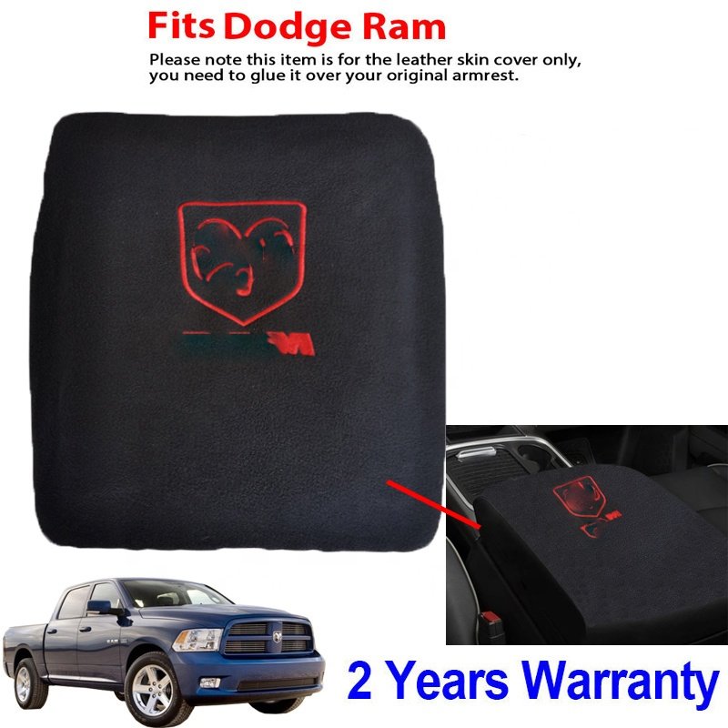 Car Central Armrest Soft Cover Center Console Cushion Protection Waterproof Fabric Arm Rest Pads for Dodge Ram 1500 2500 02-08