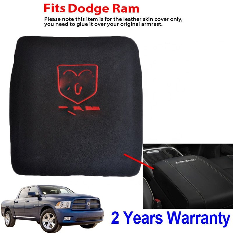 Car Central Armrest Soft Cover Center Console Cushion Protection Waterproof Fabric Arm Rest Pads for Dodge Ram 1500 2500 02-08