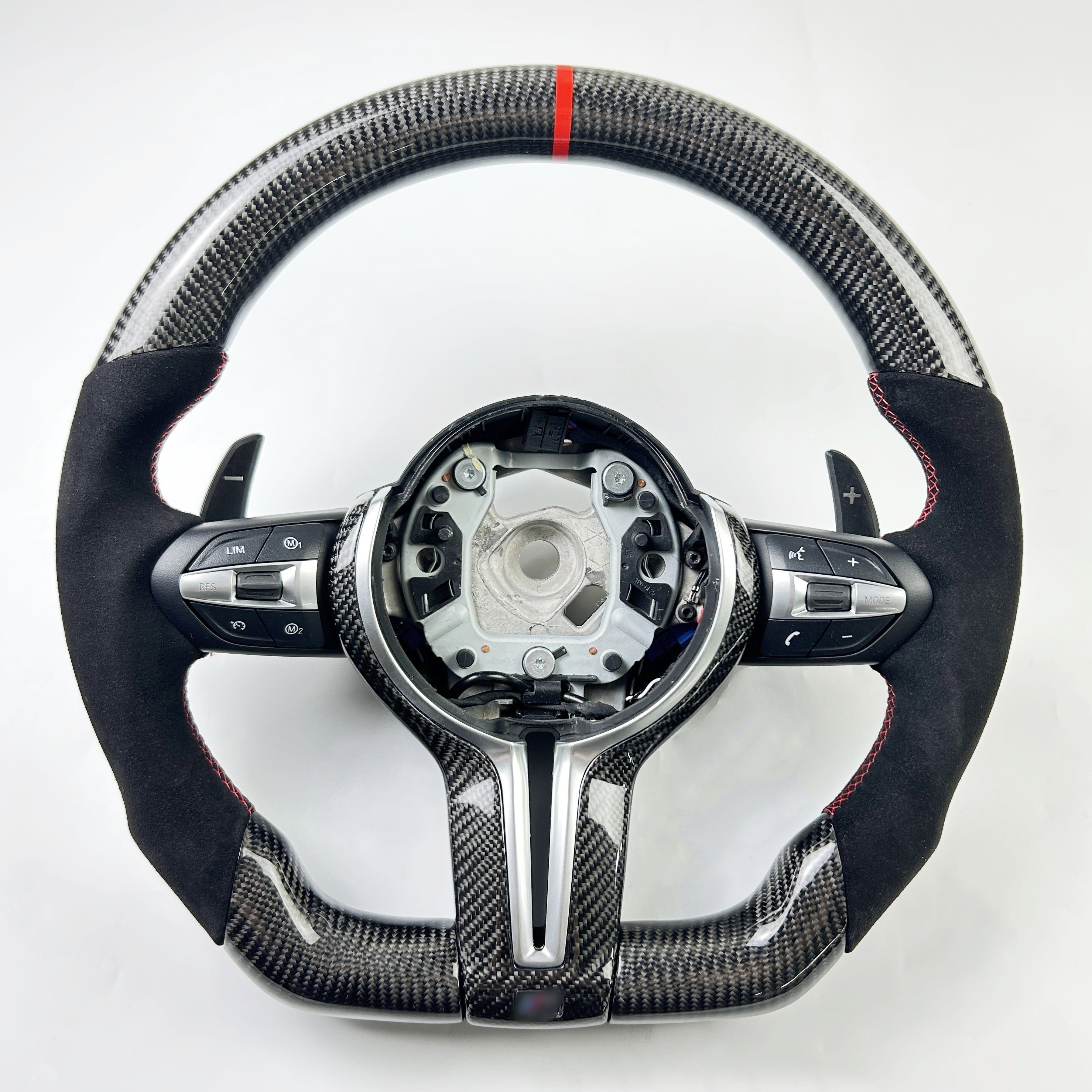 Hot custom auto accessories for BMW 3 Series 5 Series M3 M4 M5 F10 F20 F30 F80 Custom LED carbon fiber steering wheel
