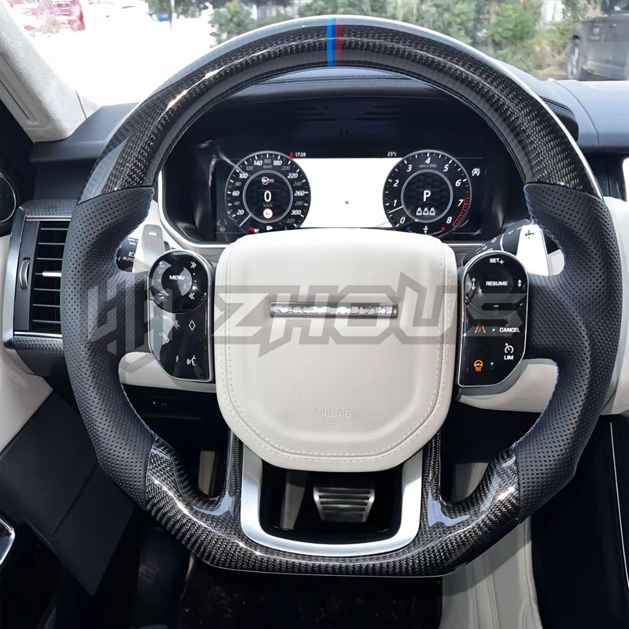 Car Interior Accessories Carbon Fiber Car Steering Wheel For Range Rover Sport L461 Steering Wheel Carbon Fiber
