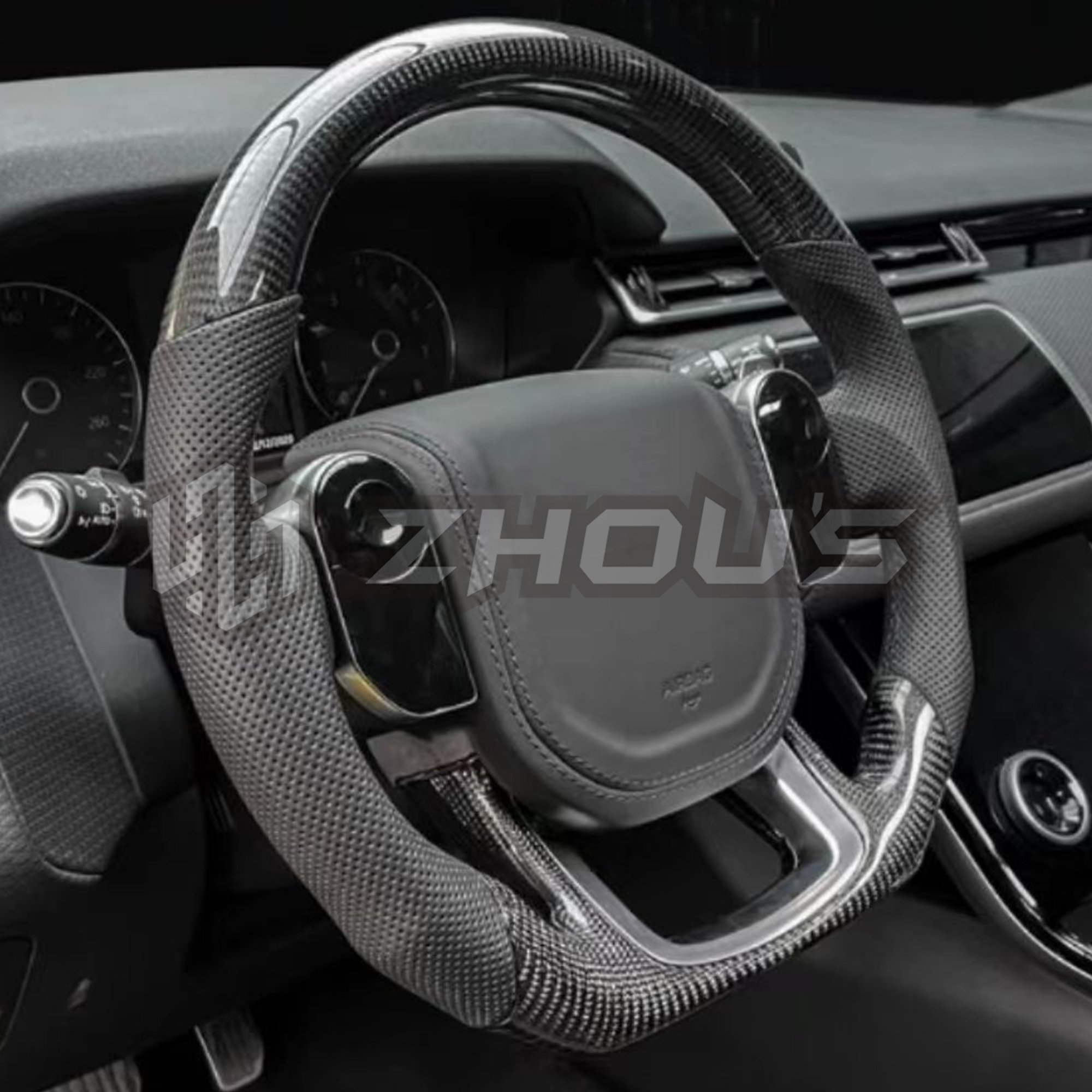 Car Interior Accessories Carbon Fiber Car Steering Wheel For Range Rover Sport L461 Steering Wheel Carbon Fiber