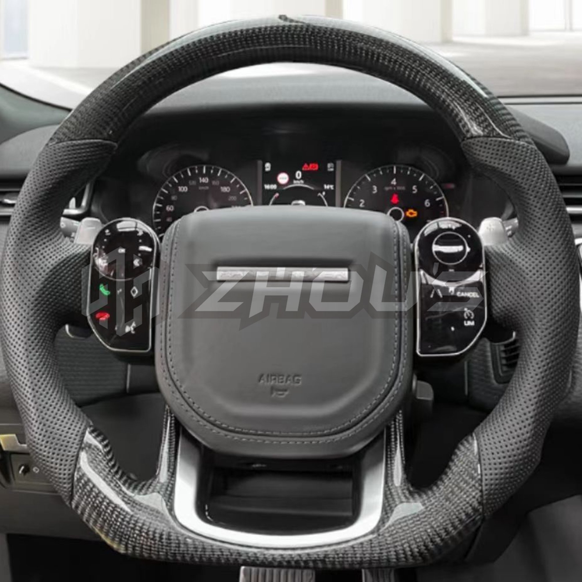 Car Interior Accessories Carbon Fiber Car Steering Wheel For Range Rover Sport L461 Steering Wheel Carbon Fiber