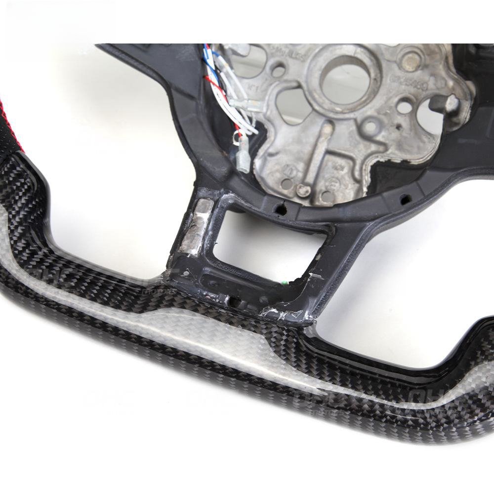 For Volkswagen MK7.5 Golf GTI7 For vw golf 7 LED Customized Carbon Fiber Steering Wheel Racing Wheel Convertible