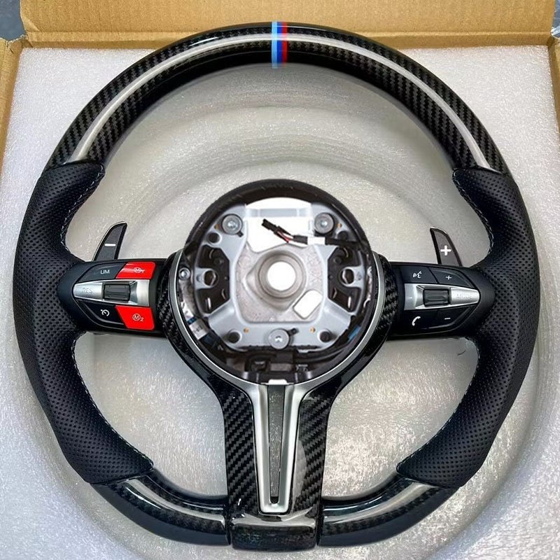 High Quality For Bmw F10 F30 Steering Wheel e70 e90 e46 M2 M3 Carbon Fibre Assembly Modified Upgraded For Bmw Steering Wheel