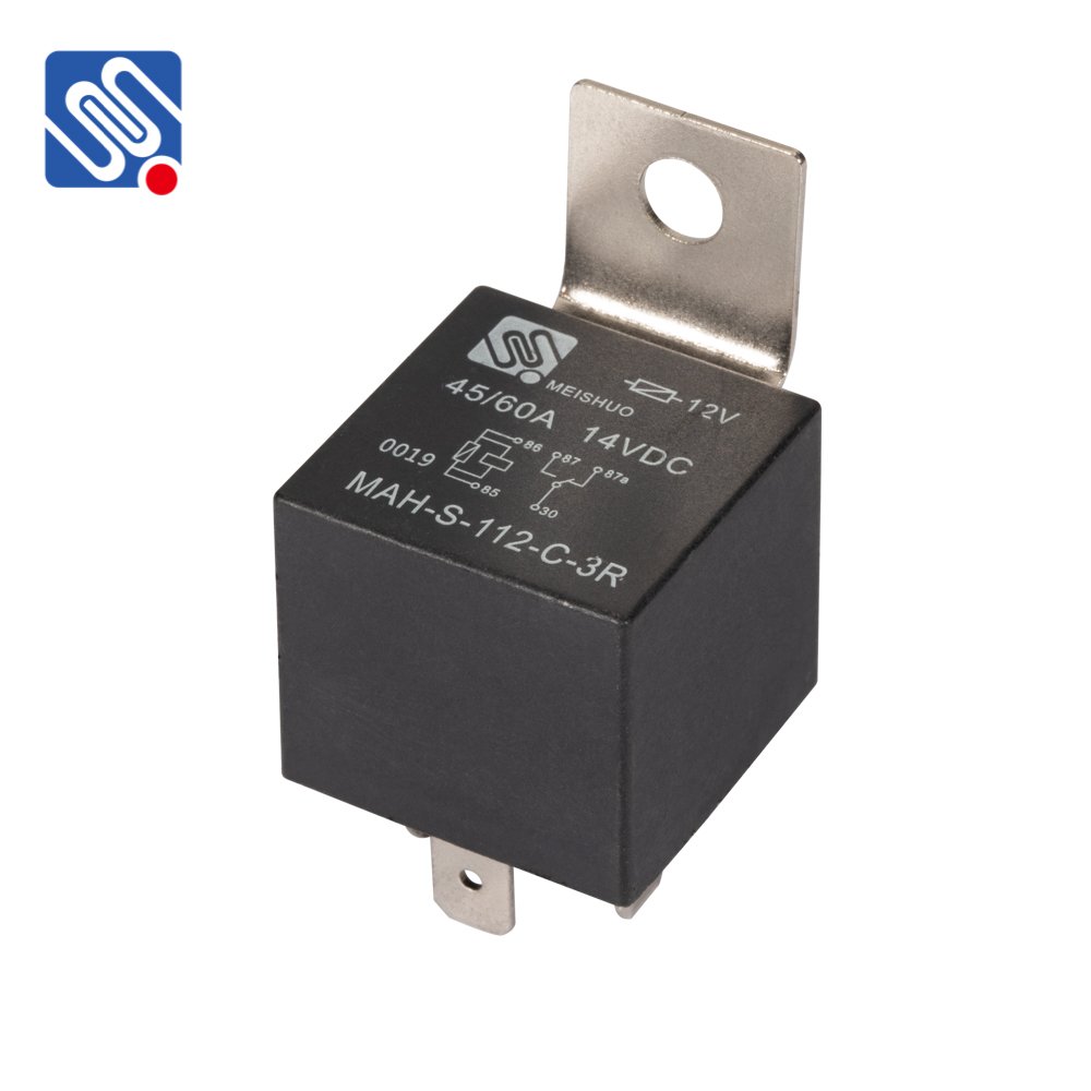 Meishuo MAH Automotive Relays 30A 40A Normal Open Contact Form Auto Relay Electromagnetic Relays for Auto 12V