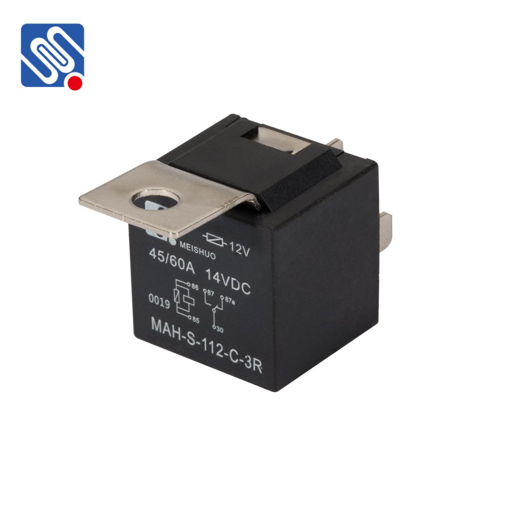 Meishuo MAH Automotive Relays 30A 40A Normal Open Contact Form Auto Relay Electromagnetic Relays for Auto 12V