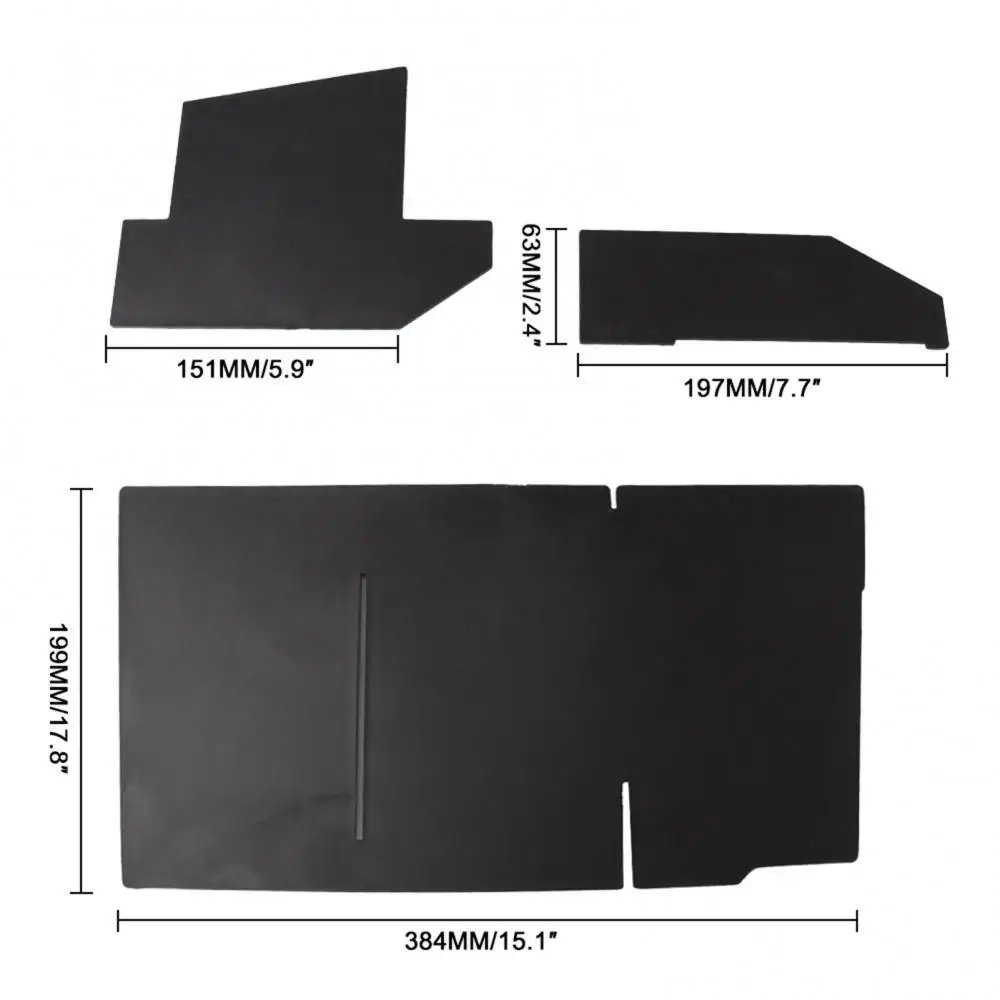 ABS Glove Box Insert Divider Shelf Organizer for Toyota Tacoma 2016-2021