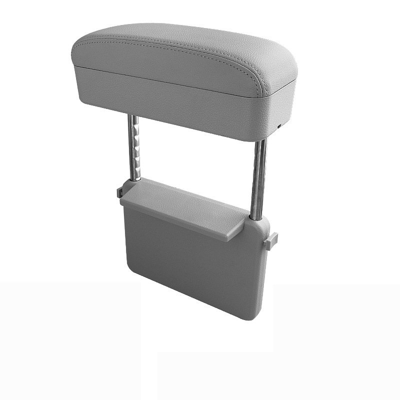 Multifunctional Car Seat Side Armrest Gap Filler Organizer PU Leather Adjustable Universal Centre Console Storage Box Arm Rest