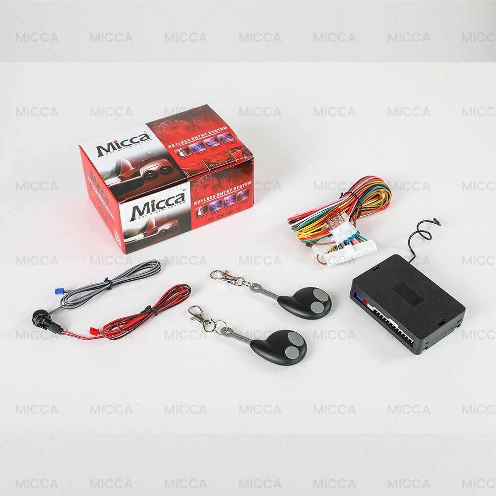 Ke602 Micca Universal Keyless Entry System 12V Vehicle Remote Control Lock Unlock Trunk Release Remote Car Keyless Entry System