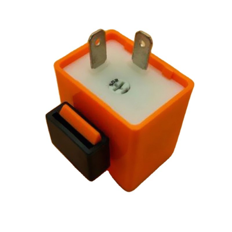 2 Pin LED Turn Signal Flasher Car Relays Motorcycle Speed Adjustable DC 12V Can Auto Flasher Relay
