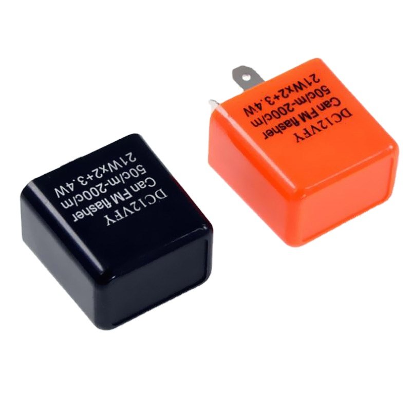 2 Pin LED Turn Signal Flasher Car Relays Motorcycle Speed Adjustable DC 12V Can Auto Flasher Relay
