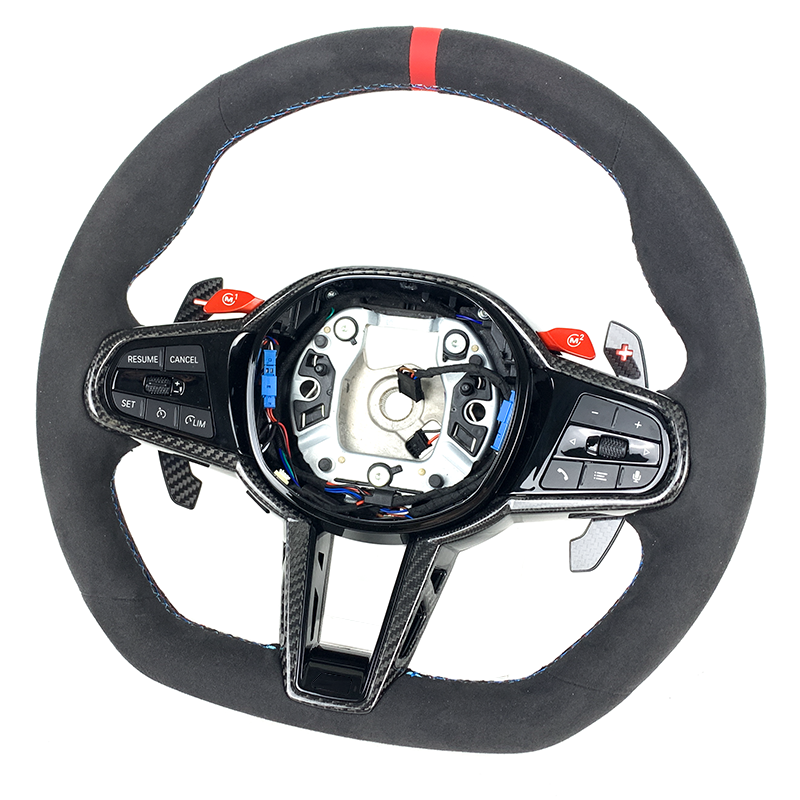car interior Customized carbon fiber steering wheel for BMW G02 G05 G06 G14 G15G16G17 G20 G30 G80 G82 F92 F90 M5 m3 m4 G