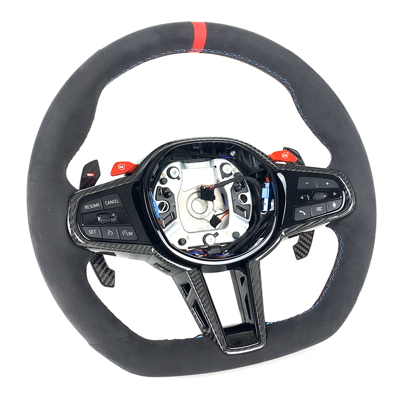 car interior Customized carbon fiber steering wheel for BMW G02 G05 G06 G14 G15G16G17 G20 G30 G80 G82 F92 F90 M5 m3 m4 G